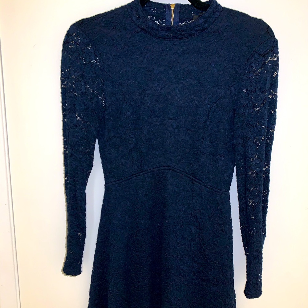 Lulus baby blue lace dress size small